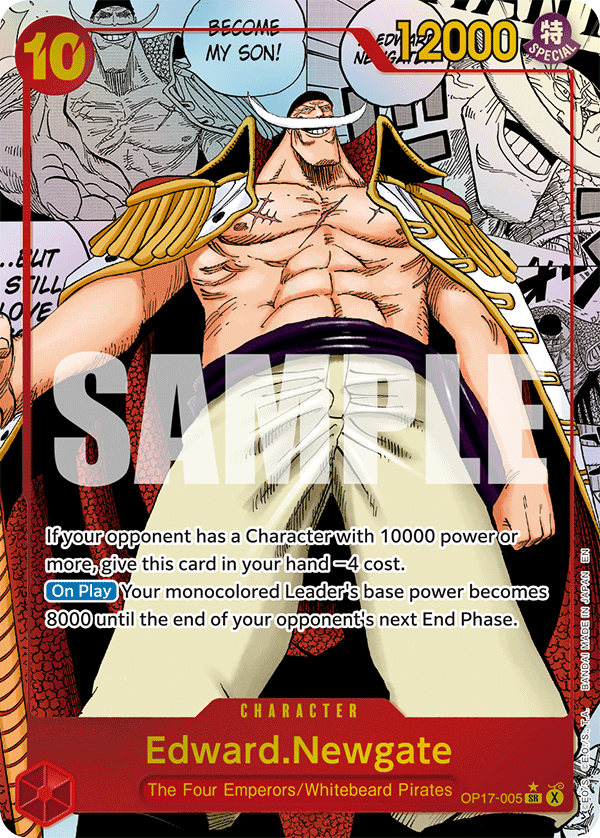OP17-005, SR, Edward.Newgate (Manga Rare)