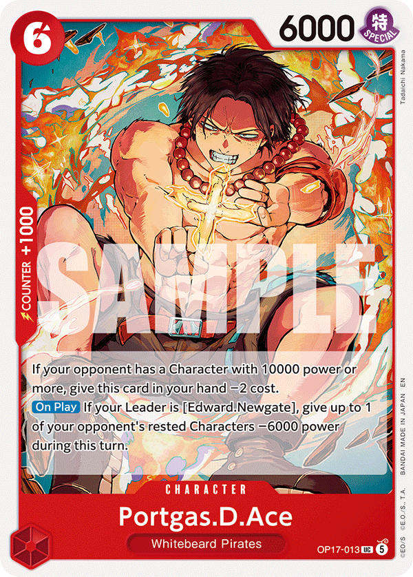 OP17-013, UC, Portgas.D.Ace