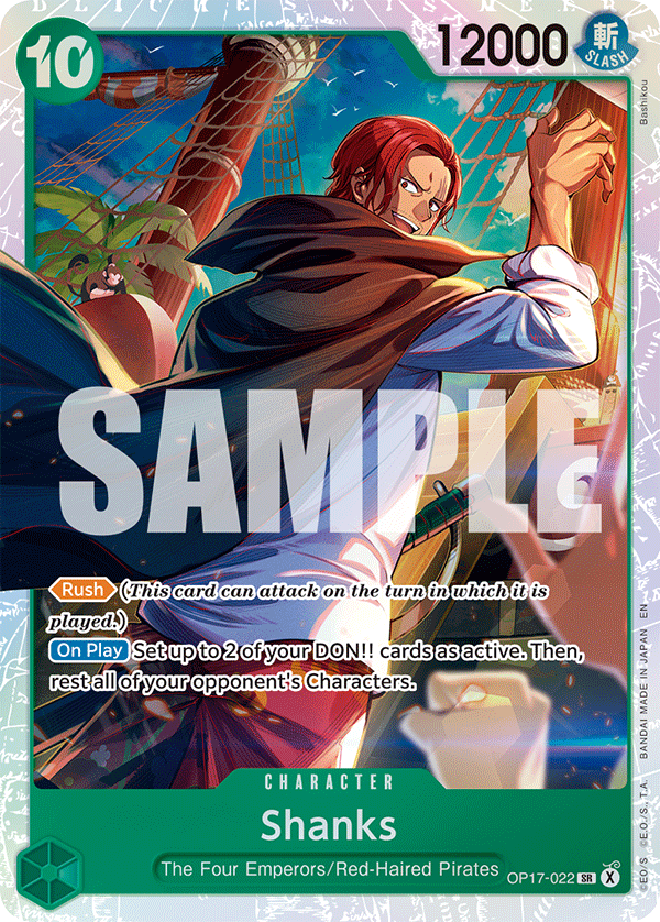 OP17-022, SR, Shanks