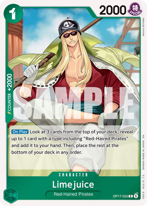 OP17-032, R, Limejuice