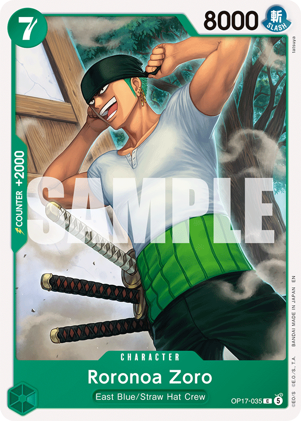 OP17-035, C, Roronoa Zoro