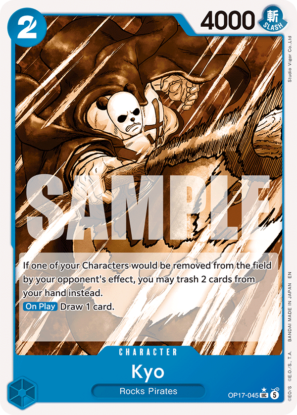 OP17-045, UC, Kyo (Panda Alternate Art)
