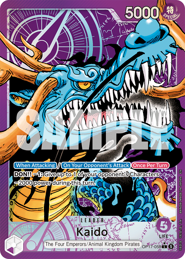 OP17-058, L, Kaido (Alternate Art)