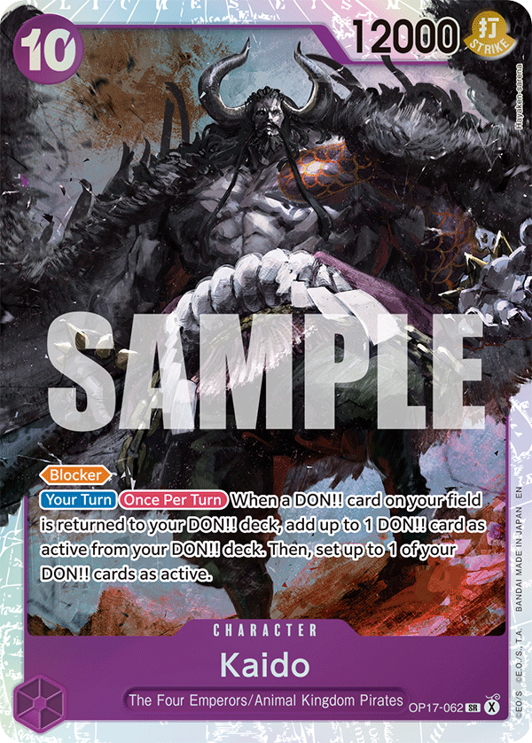 OP17-062, SR, Kaido