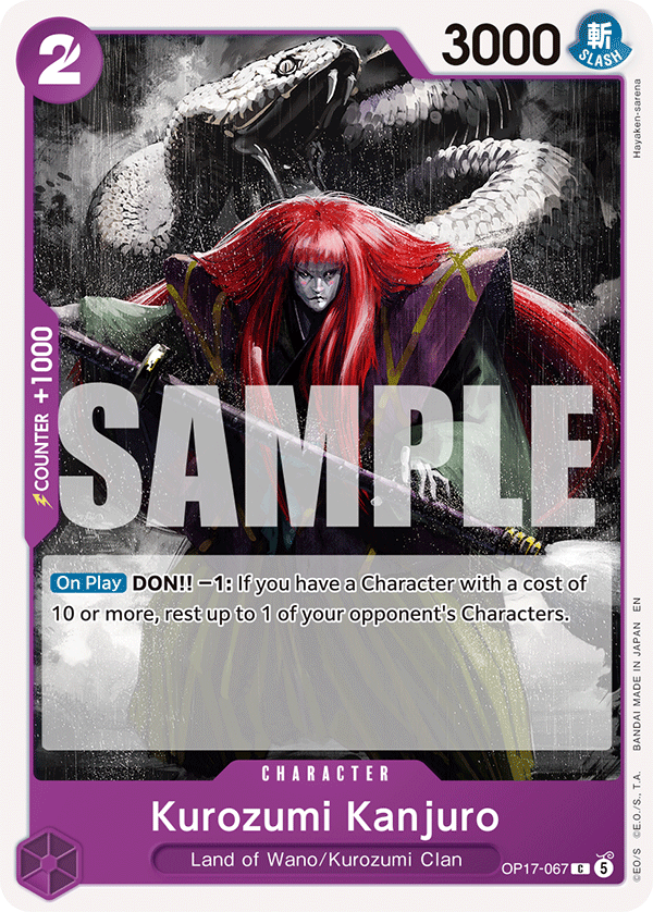 OP17-067, C, Kurozumi Kanjuro