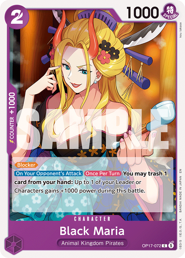 OP17-072, C, Black Maria