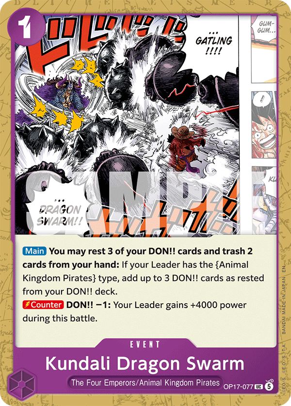 OP17-077, UC, Kundali Dragon Swarm