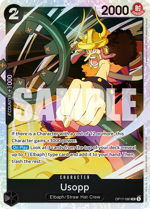 OP17-080, SR, Usopp