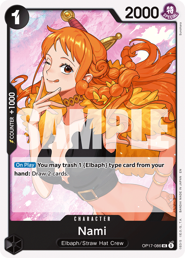 OP17-086, UC, Nami