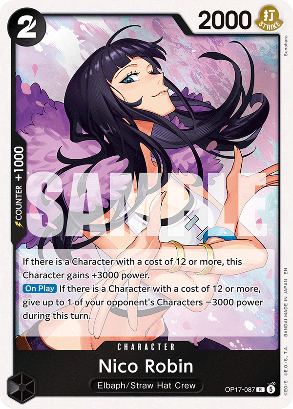 OP17-087, R, Nico Robin
