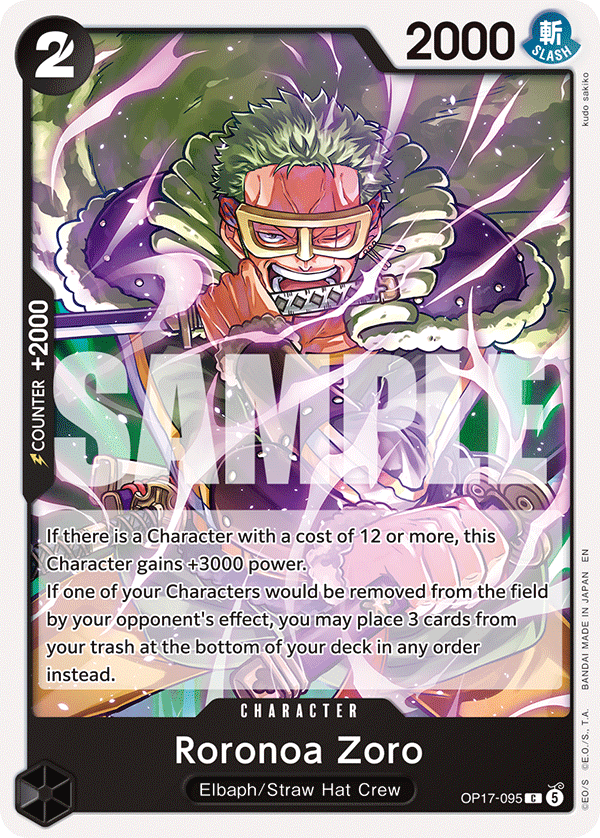 OP17-095, C, Roronoa Zoro