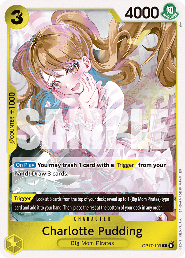 OP17-109, R, Charlotte Pudding