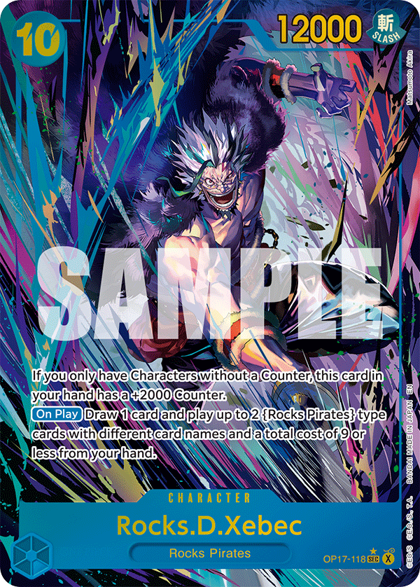 OP17-118, SEC, Rocks.D.Xebec (Alternate Art)