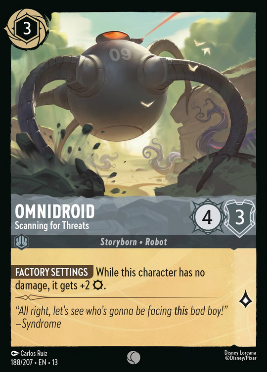 13ATK-188, C, Omnidroid - Scanning for Threats