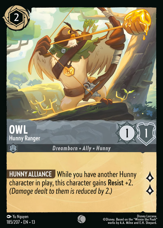 13ATK-185, C, Owl - Hunny Ranger