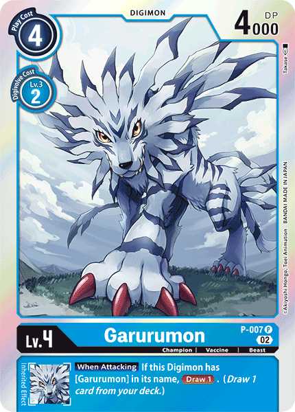 P-007 P, Garurumon (Resurgence Booster Reprint)