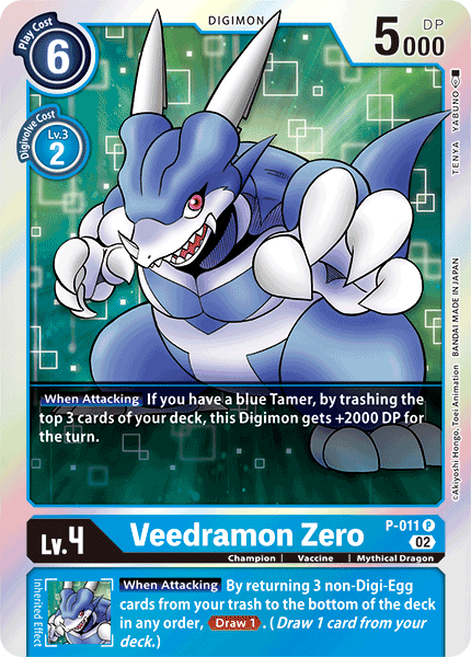 P-011 P, Veedramon Zero (Resurgence Booster Reprint)