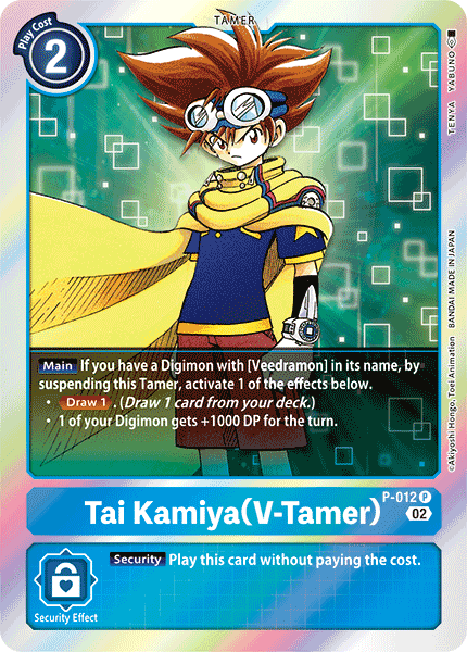 P-012 P, Tai Kamiya (V-Tamer) (Resurgence Booster Reprint)