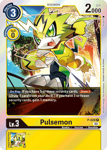 P-028 P, Pulsemon (Resurgence Booster Reprint)