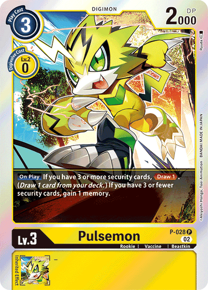 P-028 P, Pulsemon (Resurgence Booster Reprint)