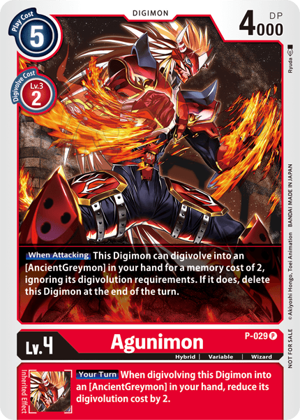 P-029 P, Agunimon (Revision Pack Reprint)