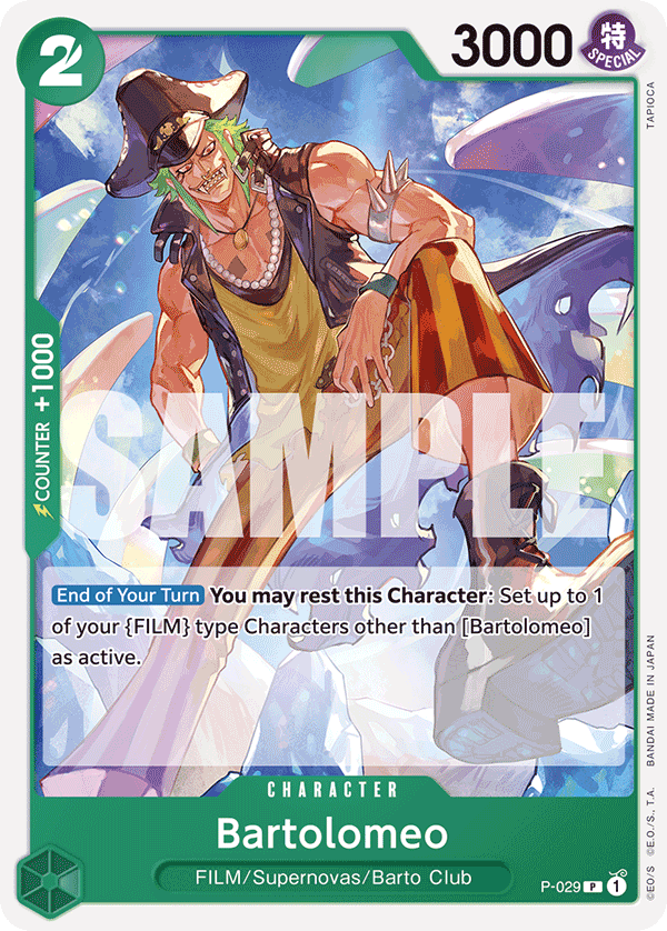P-029, P, Bartolomeo (Reprint)