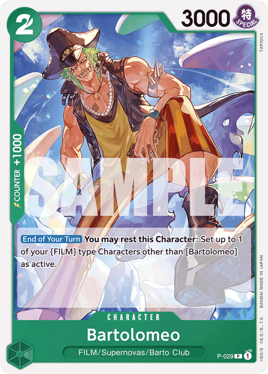 P-029, P, Bartolomeo (Reprint)