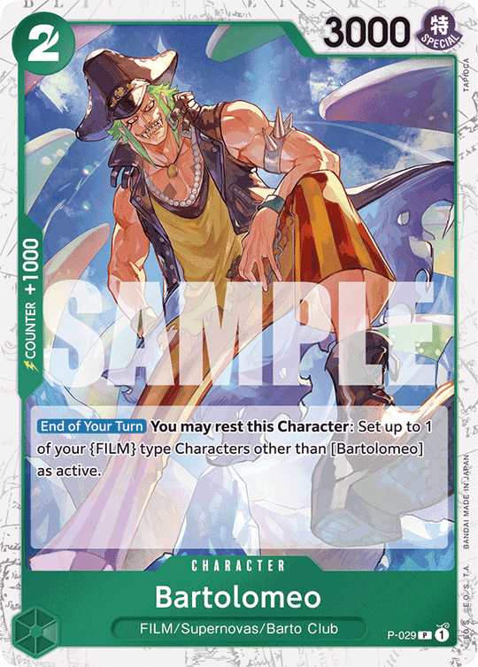 P-029, P, Bartolomeo (Reprint) (Foil)