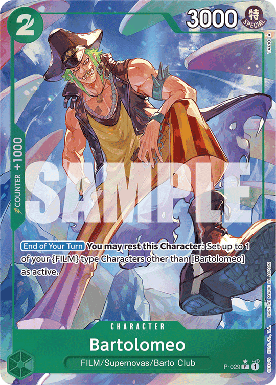 P-029, P, Bartolomeo (Reprint) (Alternate Art)