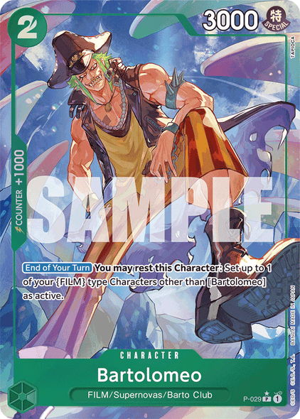 P-029, P, Bartolomeo (Reprint) (Alternate Art)