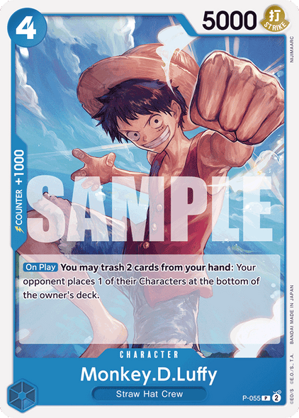P-055 Monkey.D.Luffy (Reprint)