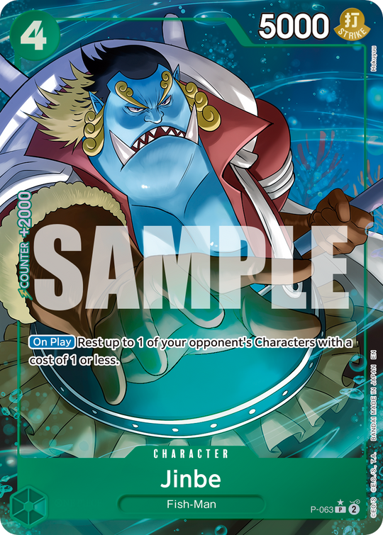 P-063, P, Jinbe (PRB02 Alternate Art)
