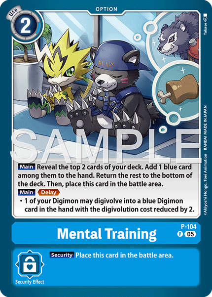 P-104, P, Mental Training (AD1 Reprint)