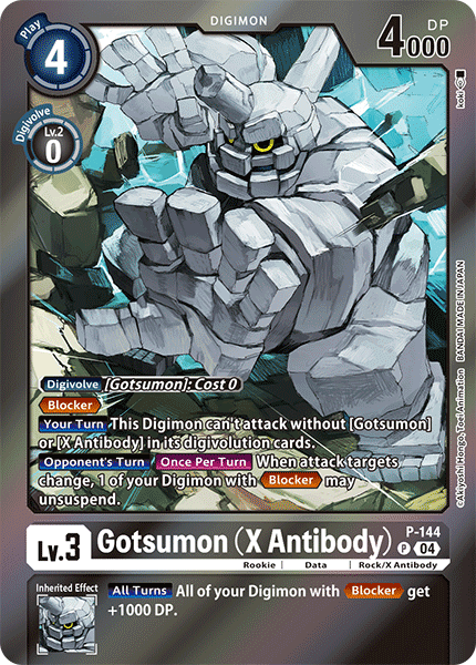 P-144, P, Gotsumon (X Antibody) (SLS Alternate Art)