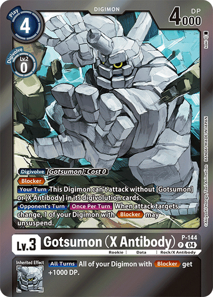 P-144, P, Gotsumon (X Antibody) (SLS Alternate Art)