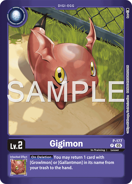 P-177, P, Gigimon (LM07 Reprint)