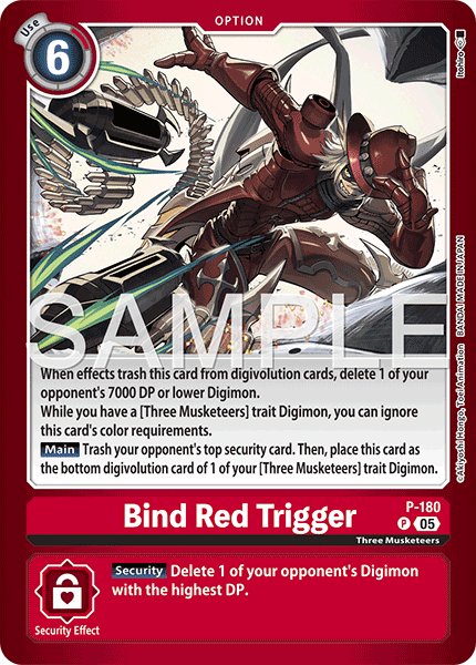 P-180, P, Bind Red Trigger (LM07 Reprint)
