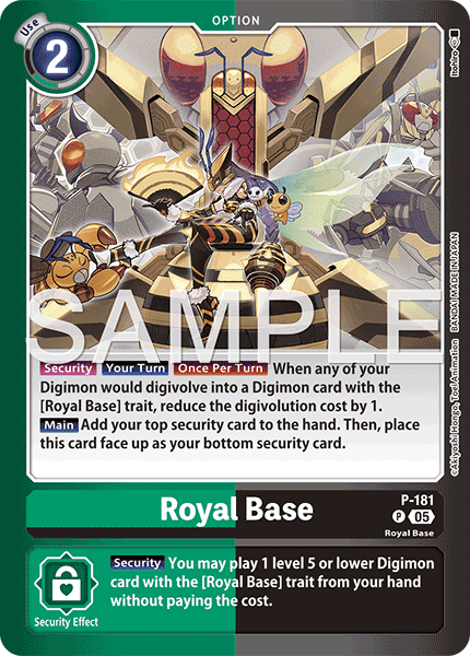 P-181, P, Royal Base (LM07 Reprint)