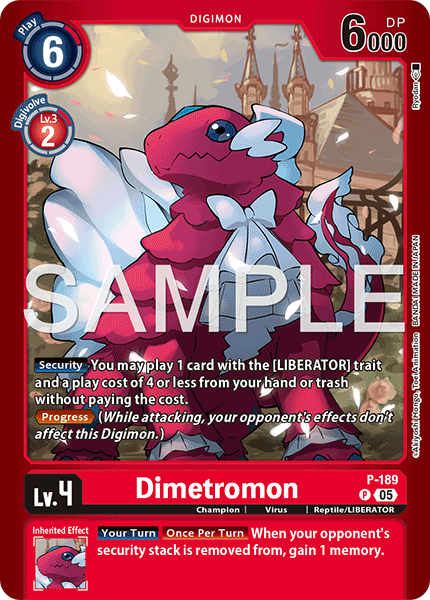 P-189, P, Dimetromon (LM07 Reprint)