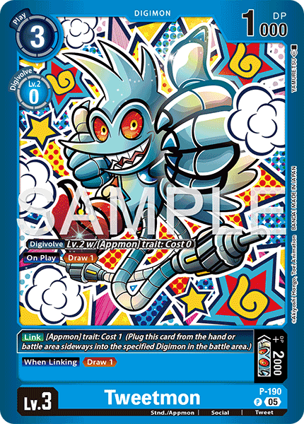 P-190, P, Tweetmon (LM07 Reprint)