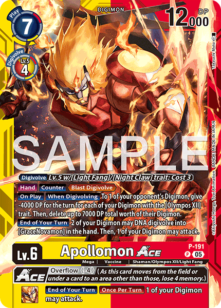 P-191, P, Apollomon ACE (LM07 Reprint)