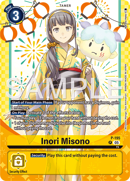 P-195, P, Inori Misono (PB23 Alternate Art)