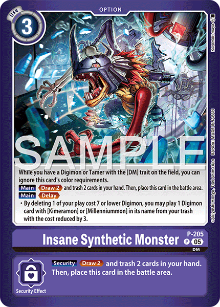 P-205, P, Insane Synthetic Monster