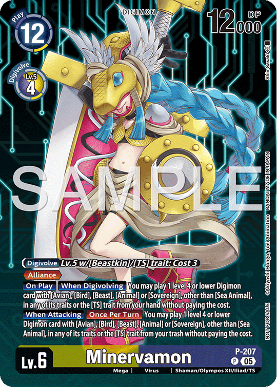 P-207, P, Minervamon (BT23 Box Topper)