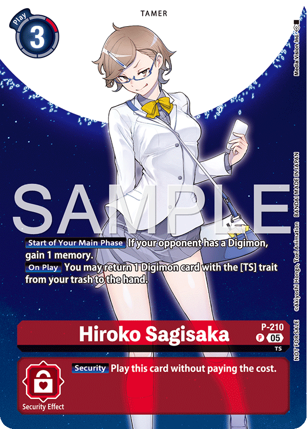 P-210, P, Hiroko Sagisaka (BT23 Box Topper)