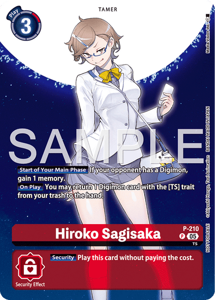 P-210, P, Hiroko Sagisaka (BT23 Box Topper)