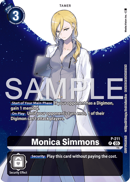 P-211, P, Monica Simmons (BT23 Box Topper)