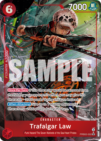 PRB02-001, SR, Trafalgar Law (Alternate Art)
