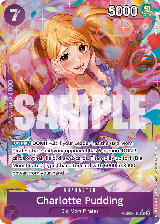 PRB02-010, SR, Charlotte Pudding (Alternate Art)