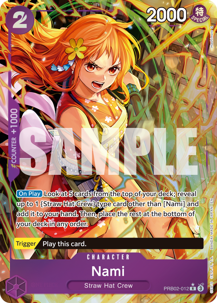 PRB02-012, R, Nami (Alternate Art)